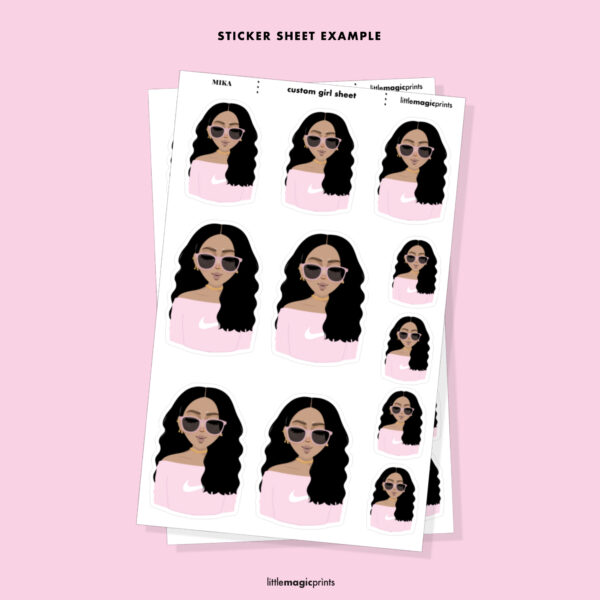 Puffy Hearts Mini Sticker Sheet – Little Magic Prints